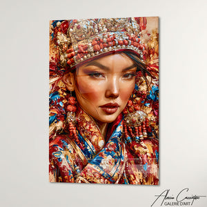 Cadre Femme Asiatique