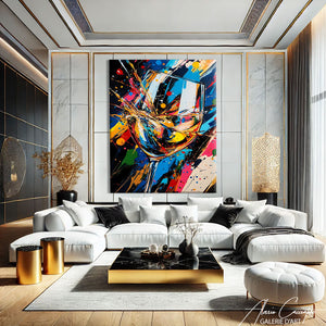 Grand tableau décoratif pour salon