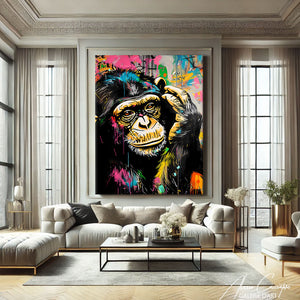 TABLEAU SINGE PENSEUR