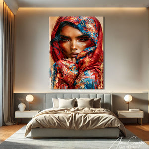 Toile Femme Afghane
