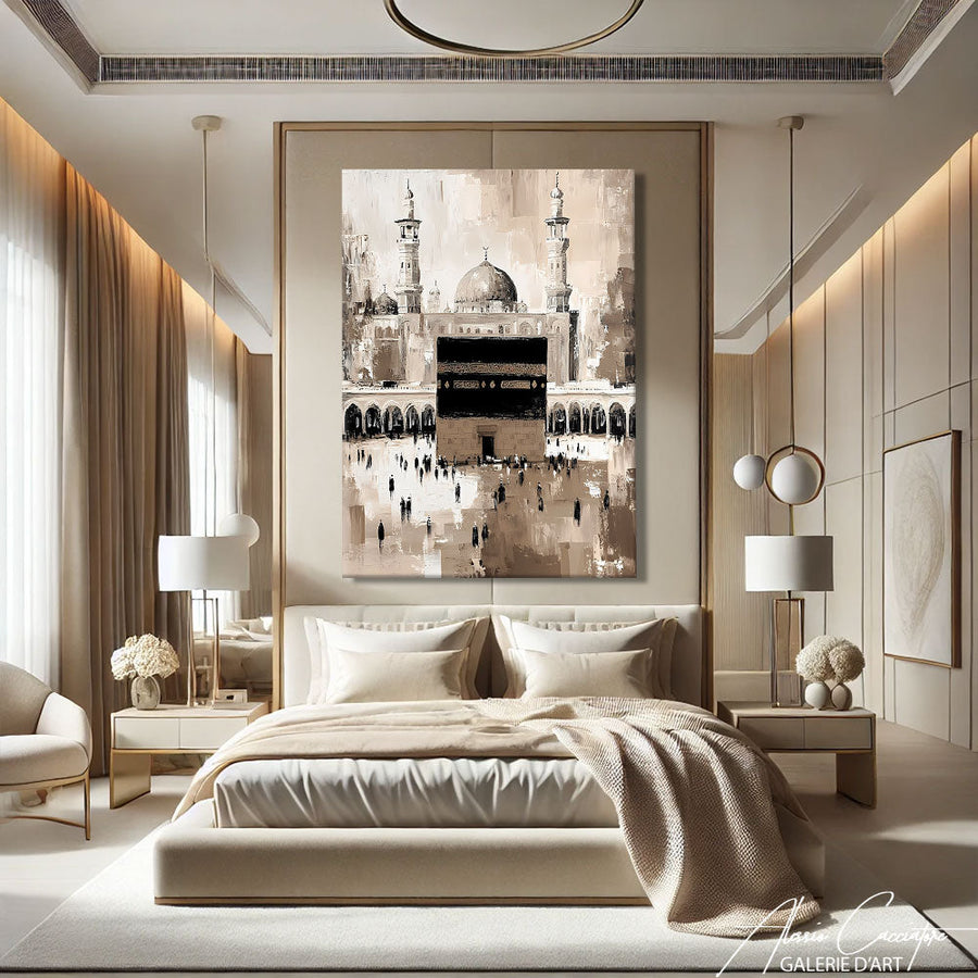 TABLEAU ART MURAL ISLAMIQUE Alessio Cacciatore – mise en situation