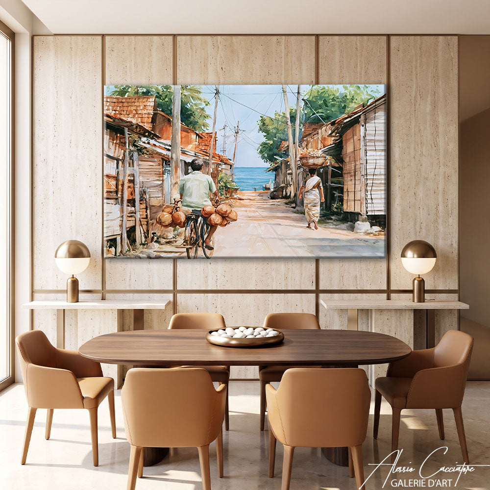 Tableau Grand Cadre Bali
