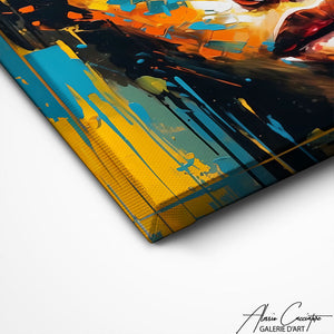 TABLEAU AFRICAINE ACRYLIQUE Alessio Cacciatore