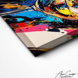 TABLEAU ABSTRAIT SALON AlessioCacciatore