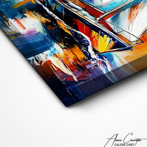 TABLEAU MARINE BATEAU VOILIER Alessio Cacciatore