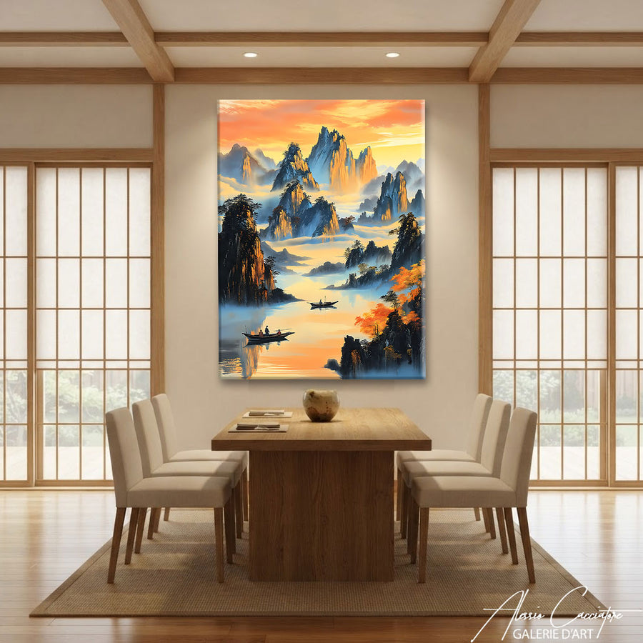 Affiche Peinture Chinois – mise en situation