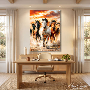 Tableau Avec Des Chevaux