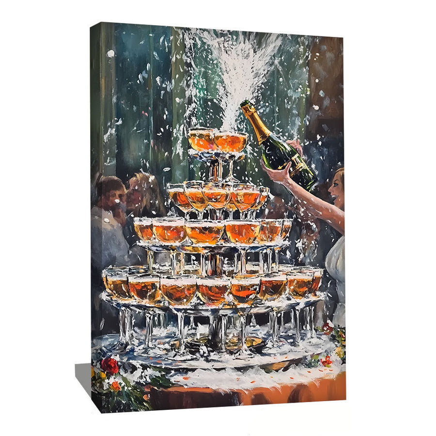 Tableau Verre Champagne