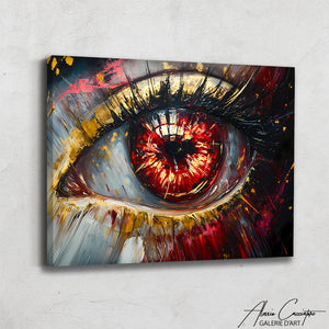 TABLEAU ART ABSTRAIT OEIL AlessioCacciatore