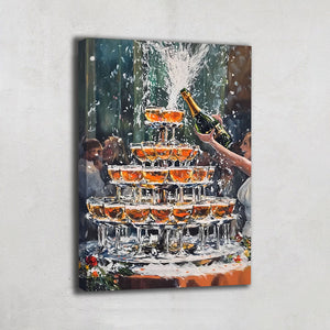 Tableau Verre Champagne