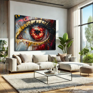 TABLEAU ART ABSTRAIT OEIL AlessioCacciatore