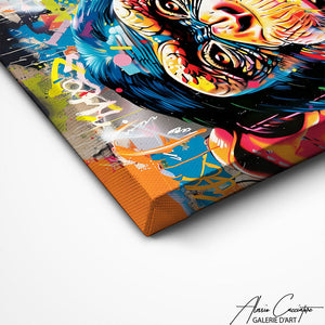 TABLEAU POP ART SINGE Alessio Cacciatore