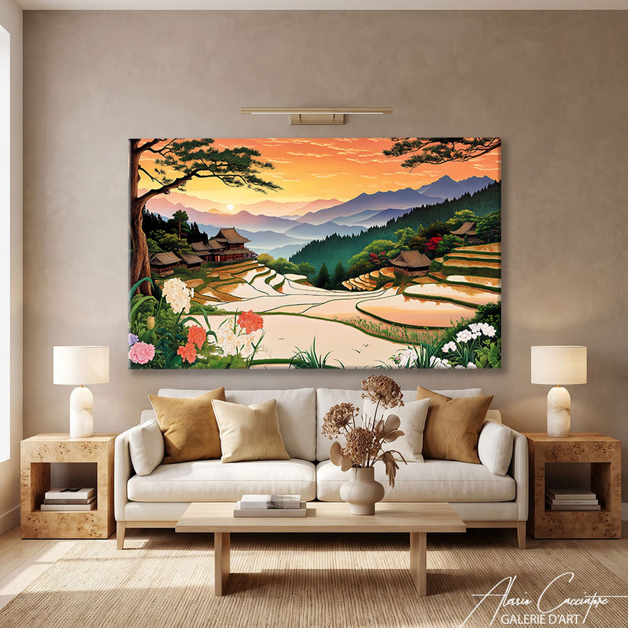 Peinture Ancien Chinois – mise en situation