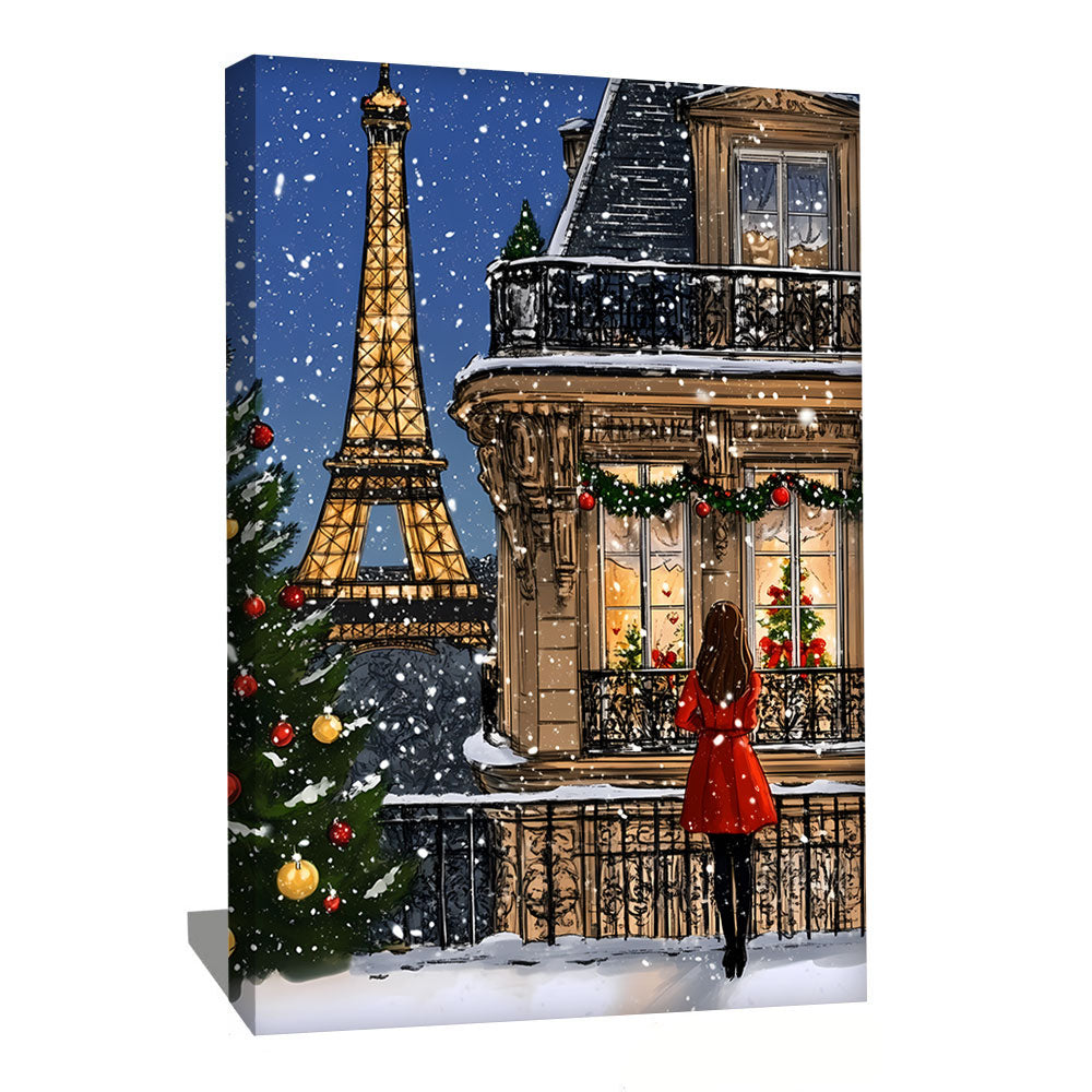 Tableau Paris Enneigé