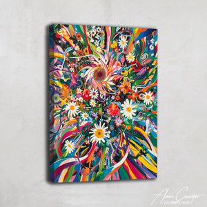 Tableau Fleurs Contemporain