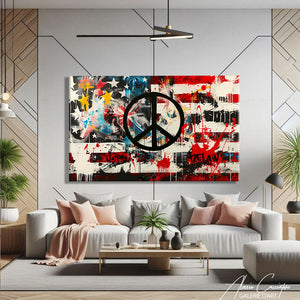 Tableau Street Art Coloré