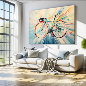Tableau Velo Abstrait