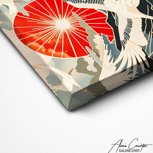 TABLEAU OISEAU JAPONAIS Alessio Cacciatore