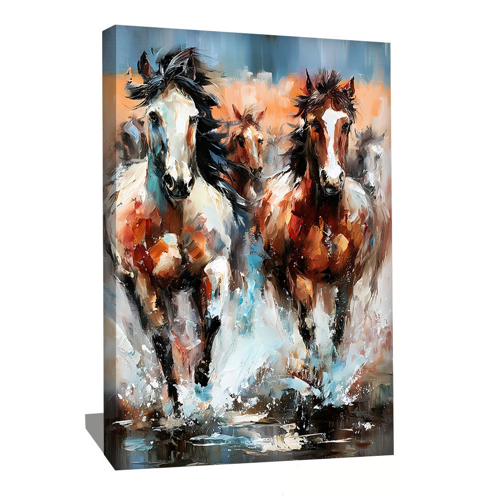 TABLEAU CHEVAUX SAUVAGES