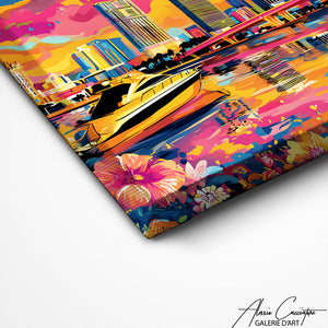 TABLEAU MIAMI POP ART AlessioCacciatore