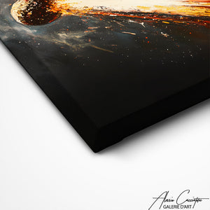 TABLEAU ABSTRAIT METEORITE AlessioCacciatore