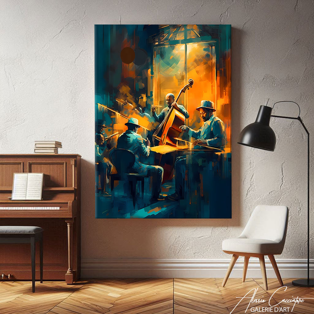 TABLEAU DÉCORATION JAZZ