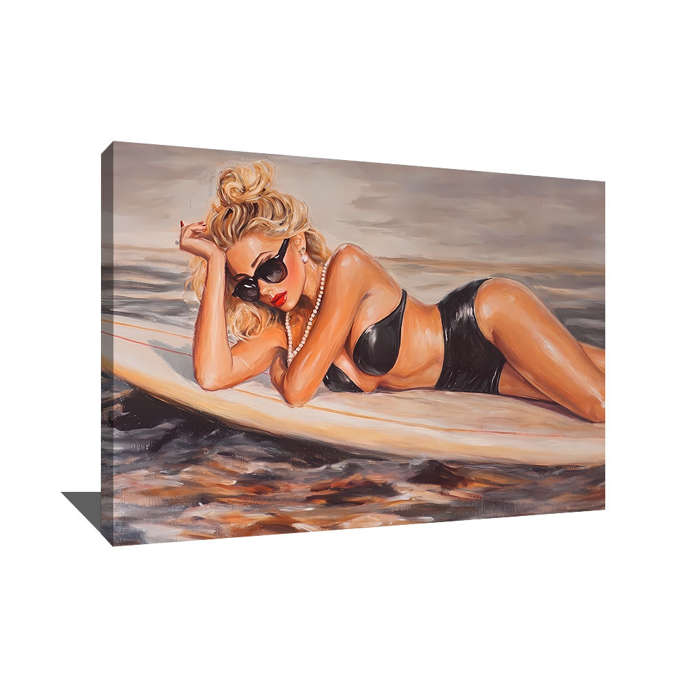 Tableau Femme Sensuelle Abstrait