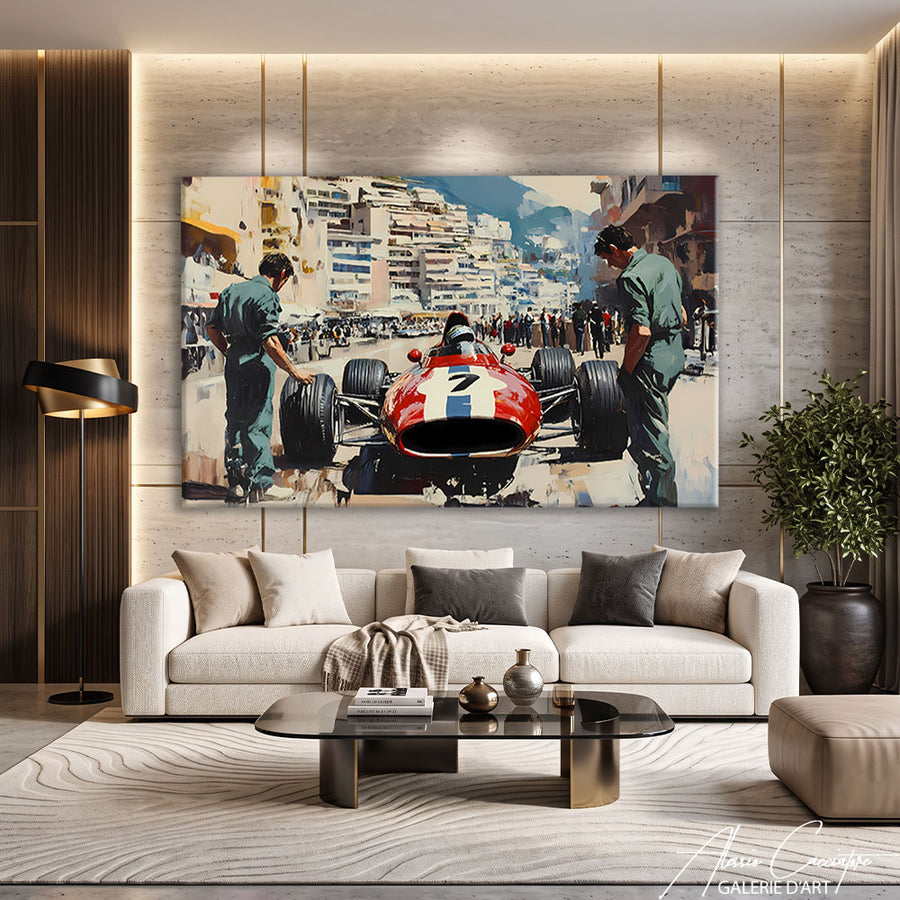 TABLEAU VOITURE VINTAGE – mise en situation