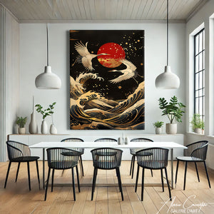 Tableau Peinture Paysage Japonais