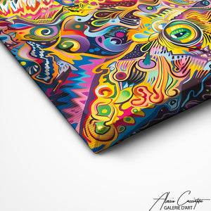 TABLEAU POP ART CHAT Alessio Cacciatore