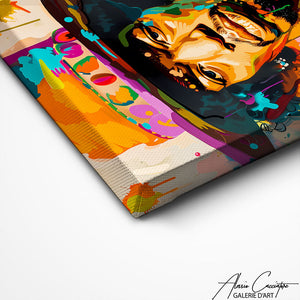 TABLEAU JIMI HENDRIX POP ART AlessioCacciatore