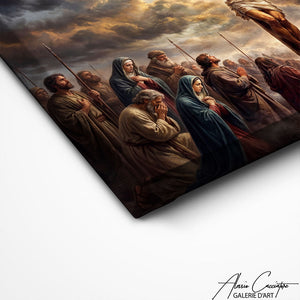 TABLEAU CRUCIFIXION DU CHRIST Alessio Cacciatore