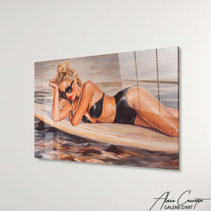 Cadre Femme Sensuelle Abstrait
