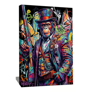 TABLEAU SINGE GRAFFITI