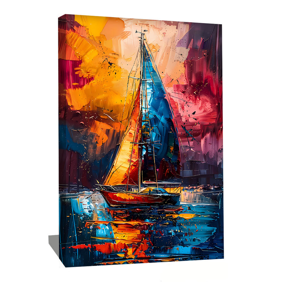 TABLEAU PEINTURE VOILIER