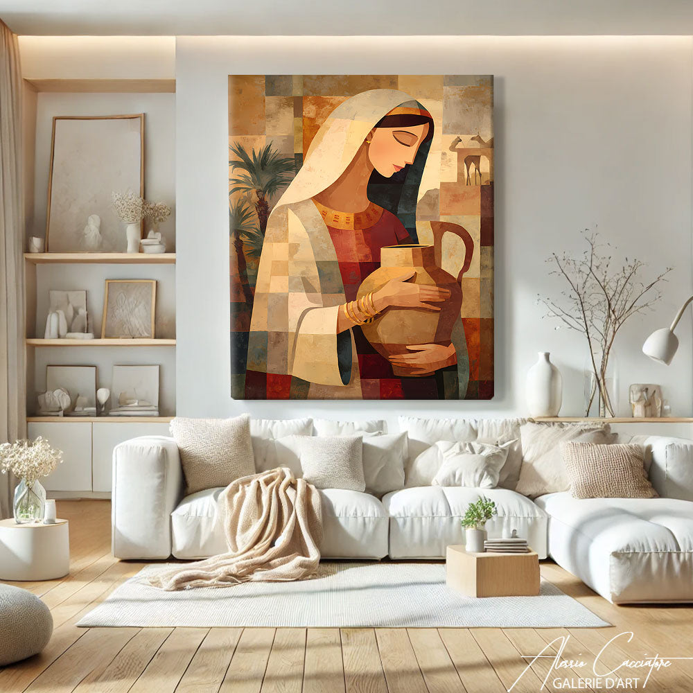 Tableau Femme Voilée