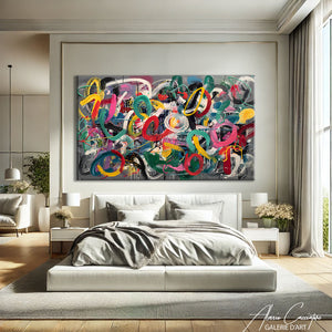 Tableau Moderne Peinture Acrylique