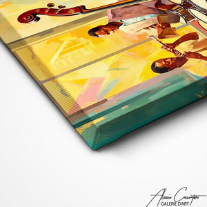 TABLEAU MUSICIEN JAZZ Alessio Cacciatore