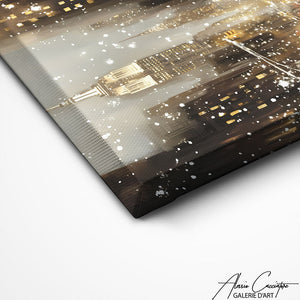 TABLEAU TAXI NEIGE AlessioCacciatore