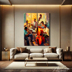 TABLEAU JAZZ ABSTRAIT