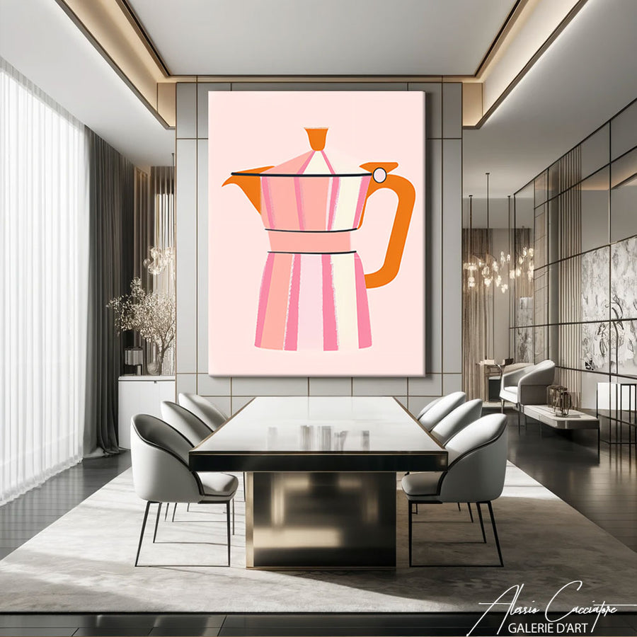 Tableau Cafetière – mise en situation