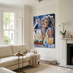 TABLEAU VISAGE FEMME CONTEMPORAIN Alessio Cacciatore