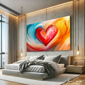 Tableau Abstrait Multicolore