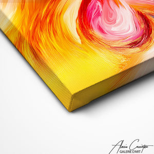 TABLEAU COEUR ABSTRAIT AlessioCacciatore