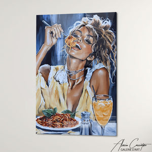 TABLEAU VISAGE FEMME CONTEMPORAIN Alessio Cacciatore