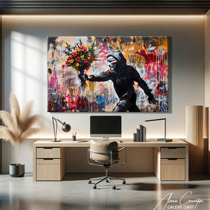 Tableau Street Art Coloré