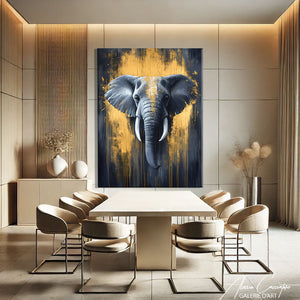 Cadre Déco Éléphant