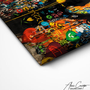 TABLEAU CHAMBRE ADO STREET ART AlessioCacciatore