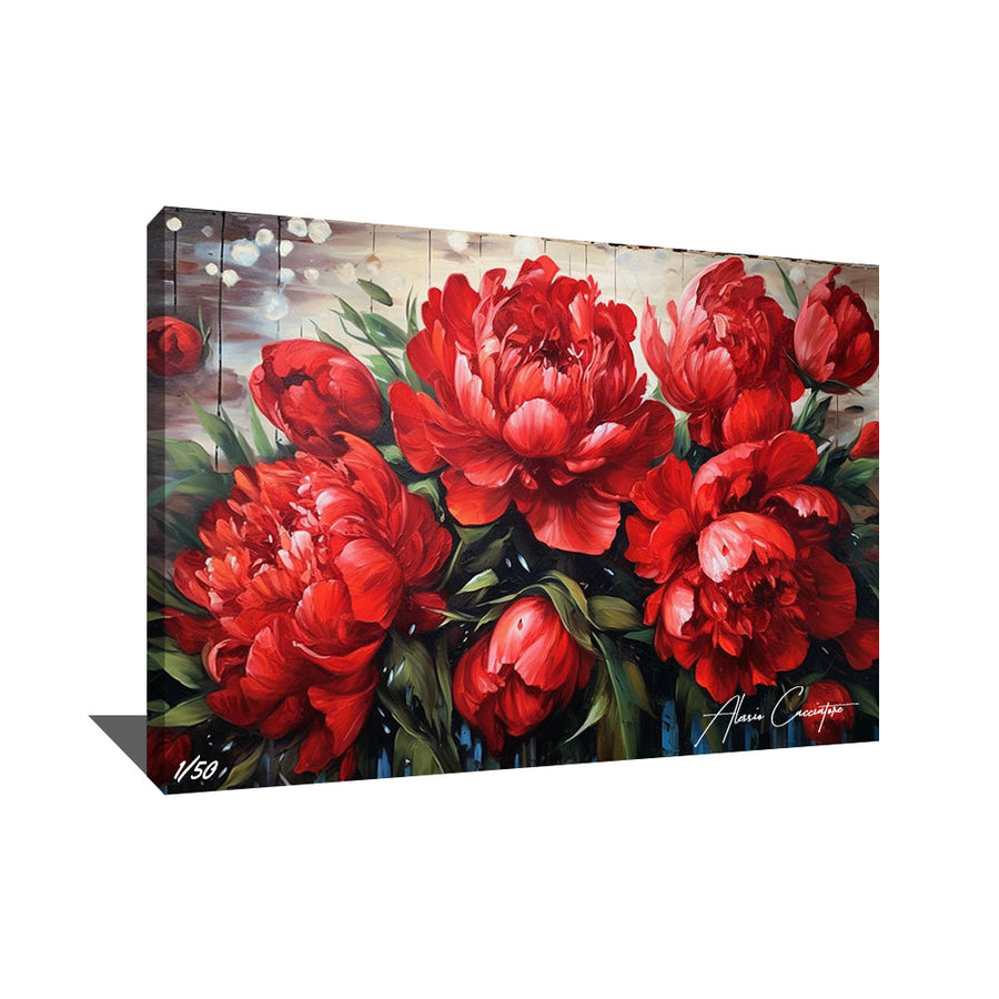 tableau pivoine