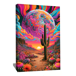 Cadre Avec Cactus